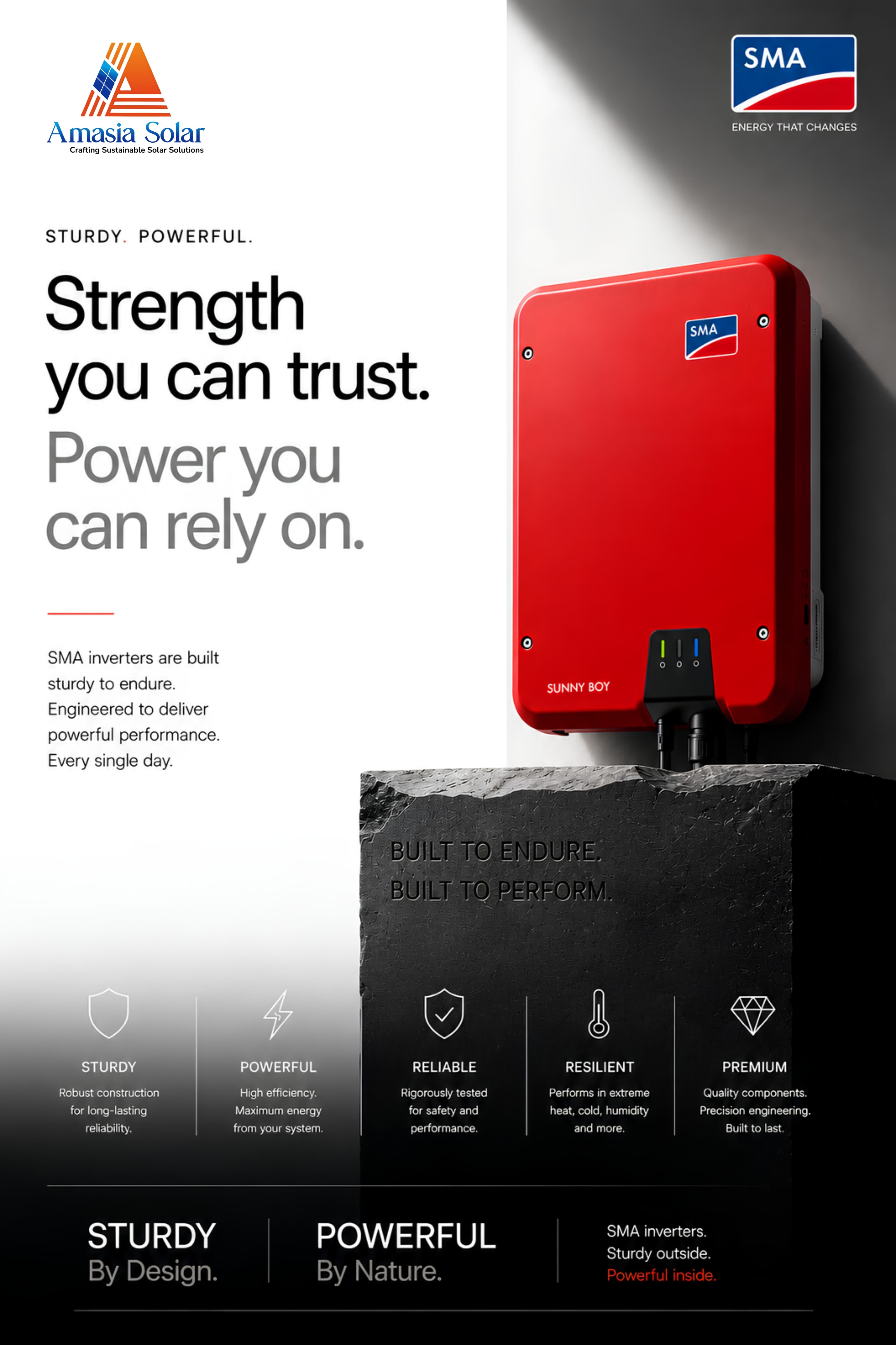 Amasia Solar - Strength You Can Trust, Power You Can Rely On