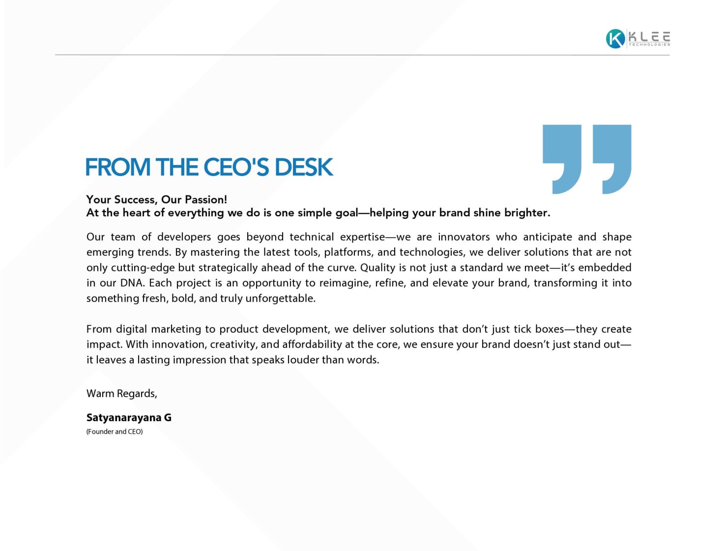 KLEE Tech Profile 2026 - Page 2